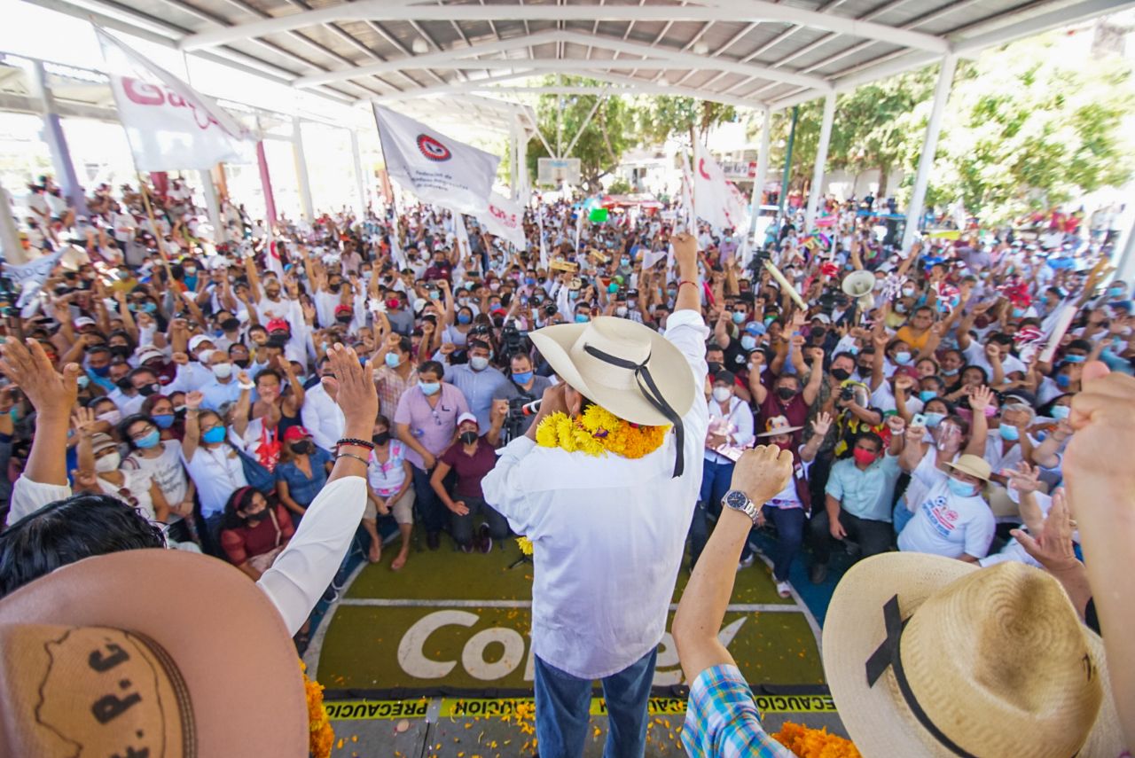 Exhorta Félix Salgado a lograr el cambio verdadero en Guerrero votando por la transformación con Morena