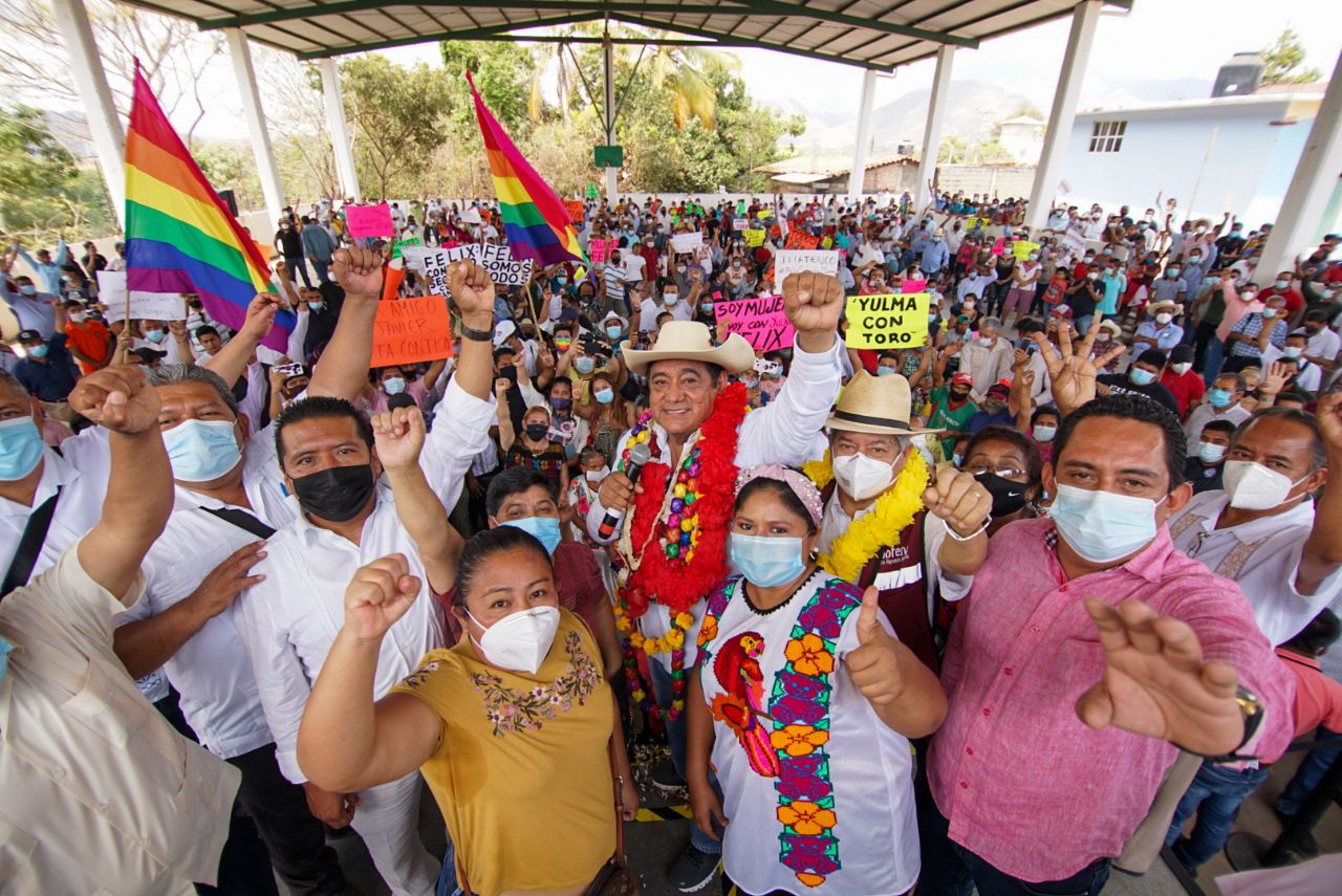 En San Luis Acatlán, plantea Félix Salgado Macedonio un gobierno de unidad con los pueblos y sus representantes populares