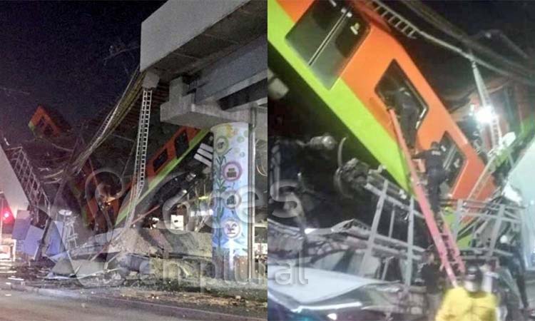 Se eleva a 20 la cifra de muertos por accidente en la línea 12 del metro de la Ciudad de México