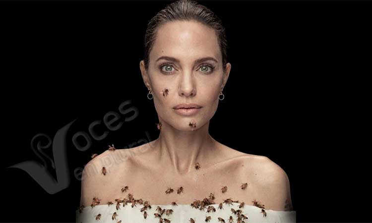 Angelina Jolie, madrina de Mujeres por las Abejas, junto con la Unesco y Guerlain