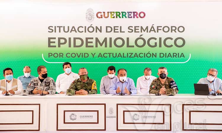 Avanza Guerrero al semáforo epidemiológico verde, anuncia el gobernador Astudillo