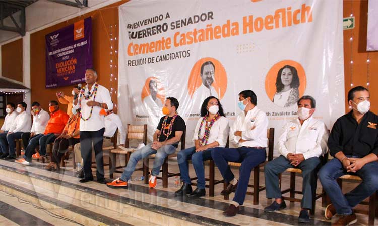 Denuncia líder de MC inseguridad para sus candidatos en cuatro regiones