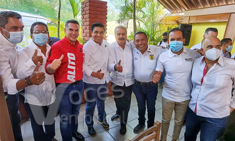 Resalta presidente nacional del PRI, Alejandro Moreno, el compromiso de Ricardo Astudillo con el Distrito 7