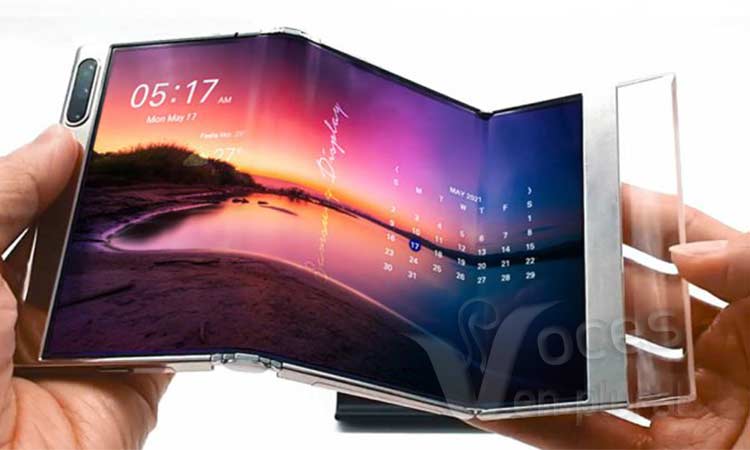 Samsung trabaja en móviles plegables en S y con 17 pulgadas