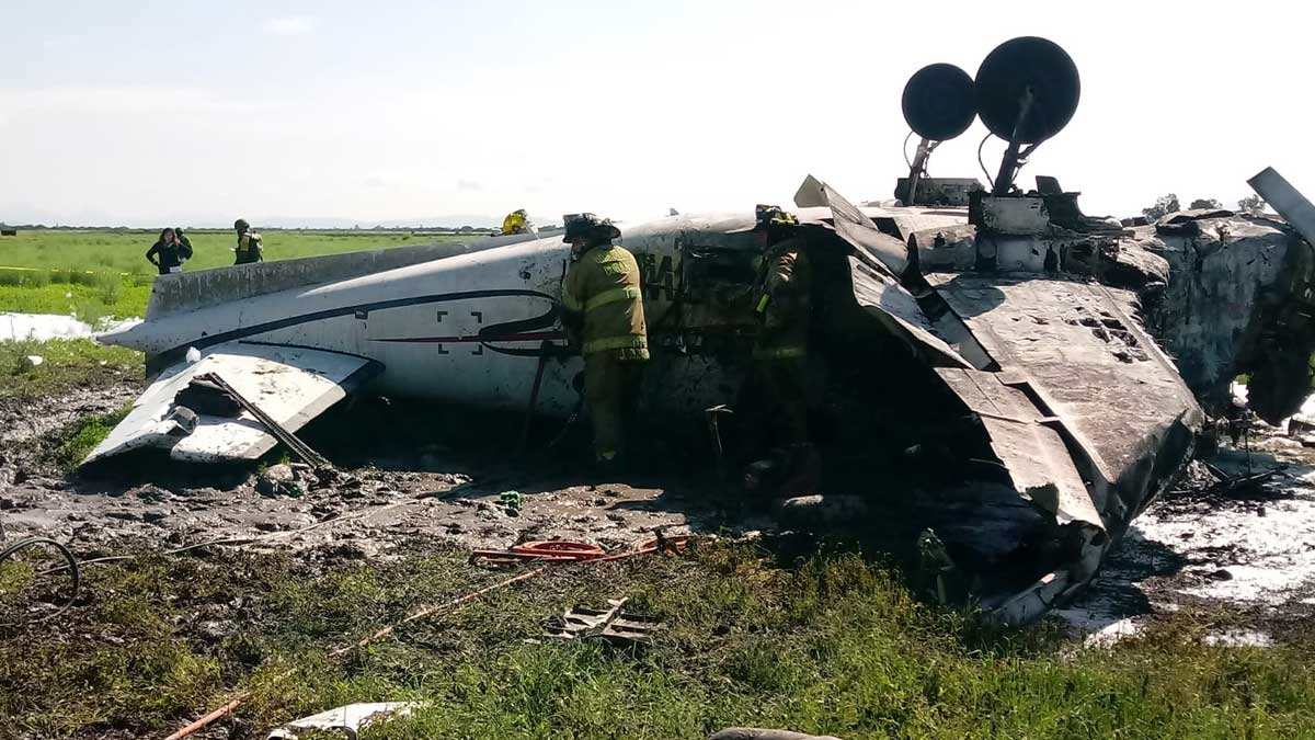 En Durango reportan caída de aeronave; hay 6 heridos y un muerto