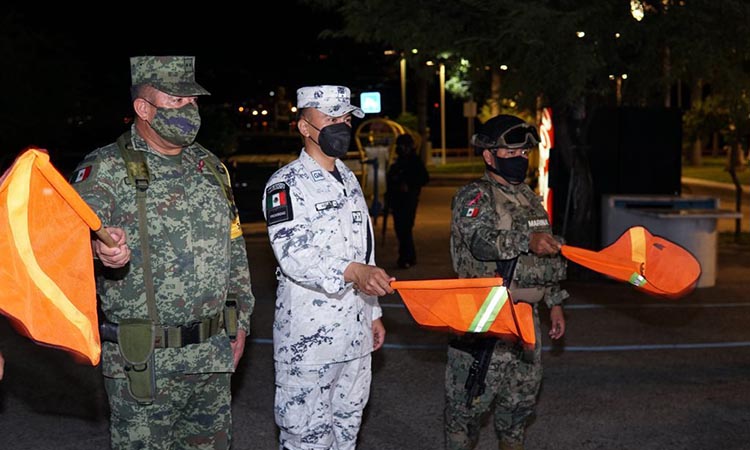 Dan banderazo de inicio al Operativo de Seguridad por las festividades del Día de Muertos