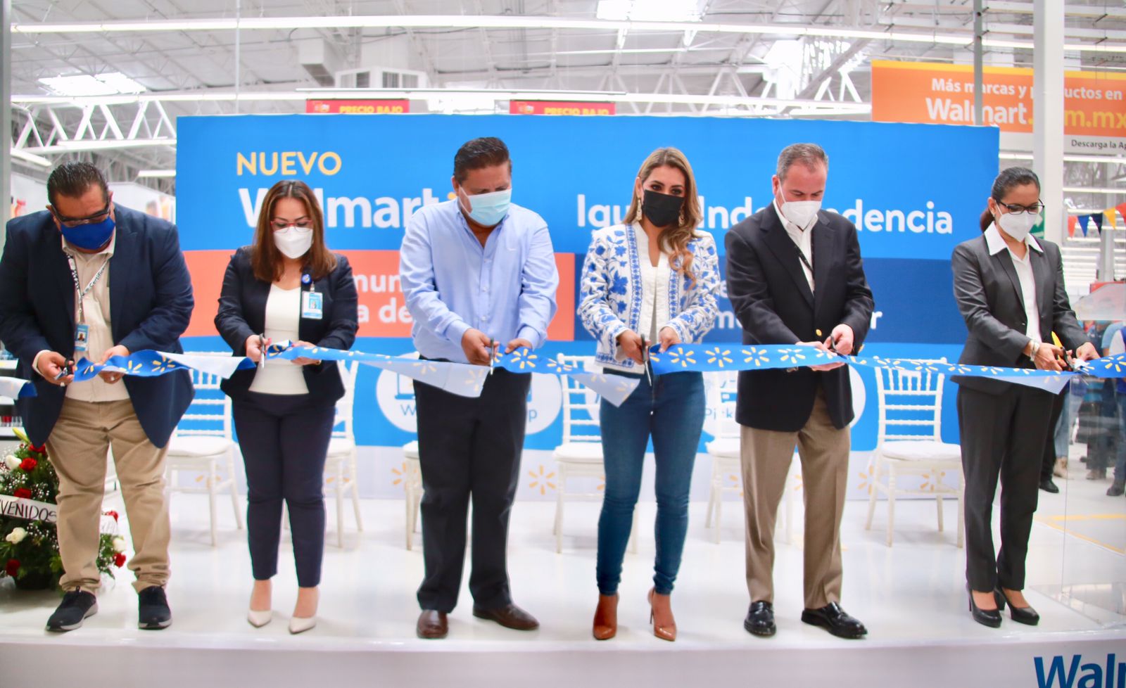 Inaugura gobernadora Evelyn Salgado sucursal de Walmart en Iguala con inversión de 250 mdp