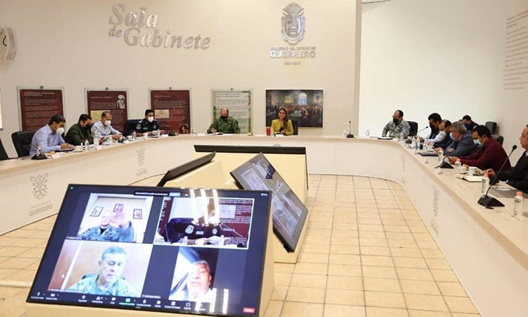 Gobernadora Evelyn Salgado atiende temas de seguridad en la Mesa de Coordinación para la Construcción de la Paz en Guerrero