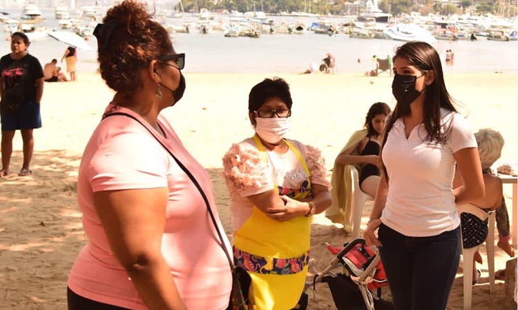 La Diputada Estrella Bernal va por Playa Incluyente en Acapulco