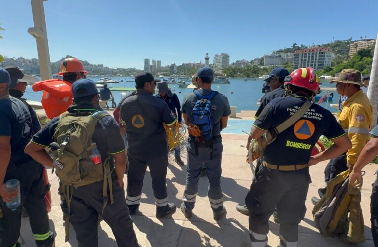 El gobierno del estado intensifica labores de búsqueda y captura de cocodrilos en Acapulco