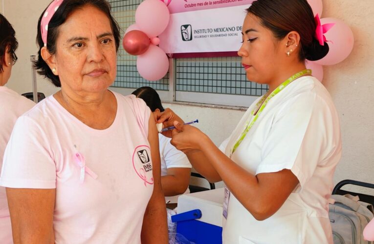 Participa IMSS Guerrero en campaña invernal de vacunación contra influenza estacional